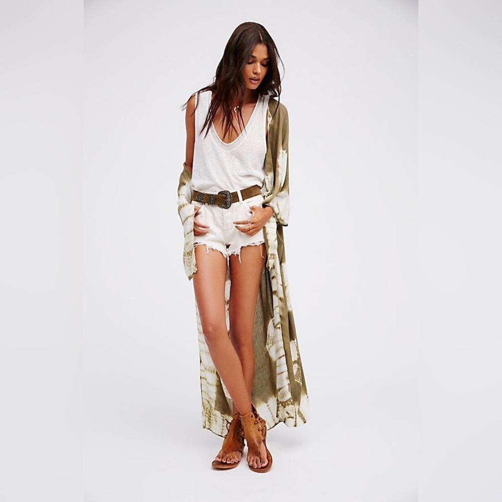 NWOT Free People Spellbound Tie Dye Kimono